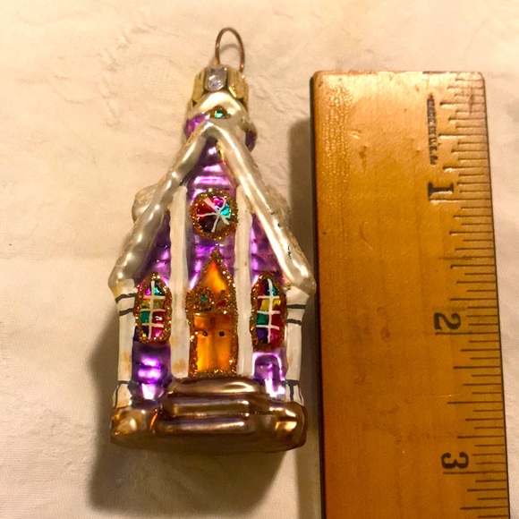 Christopher Radko Other - Christopher Radko little gem chapel Christmas ornament